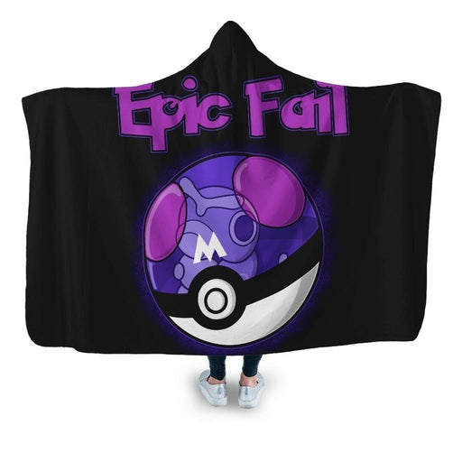 Masterball Epic Fail! Hooded Blanket - Adult / Premium Sherpa