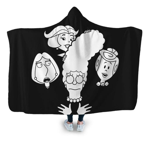 Maternal Rhapsody Hooded Blanket - Adult / Premium Sherpa
