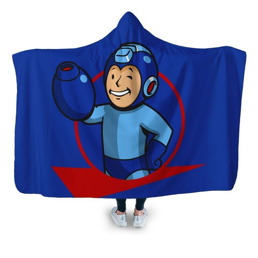 Mega Boy Hooded Blanket - Adult / Premium Sherpa
