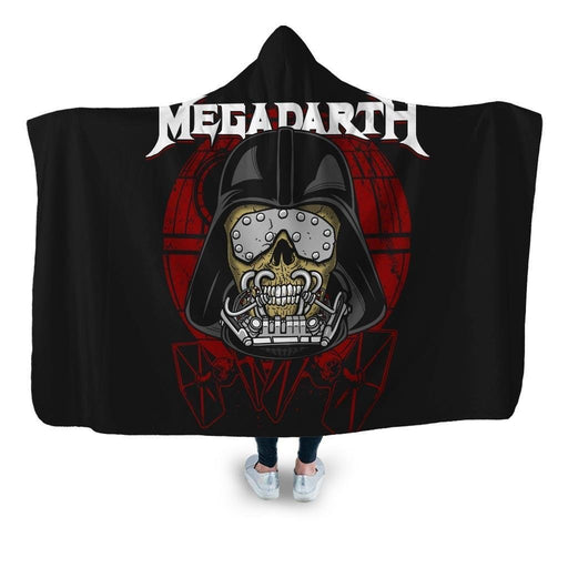 Megadarth Hooded Blanket - Adult / Premium Sherpa