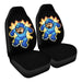 Megaman Ouch Cropped Car Seat Covers - One size