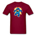 Megaman Ouch Unisex Classic T-Shirt - burgundy / S