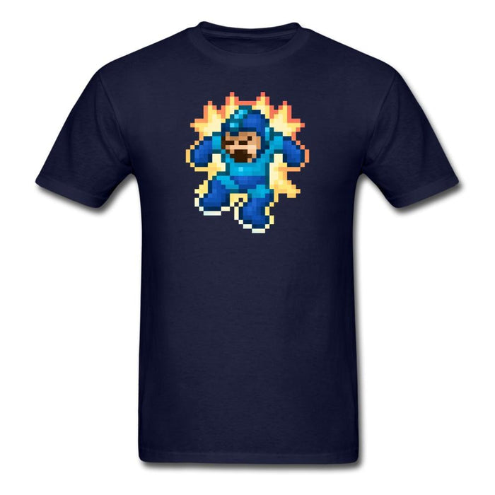 Megaman Ouch Unisex Classic T-Shirt - navy / S