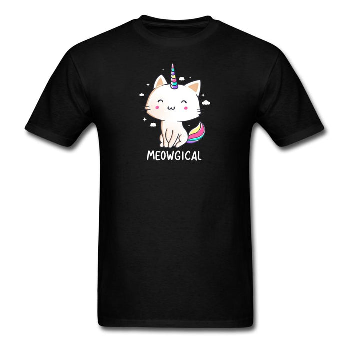 Meowgical Caticorn Unisex Classic T-Shirt - black / S