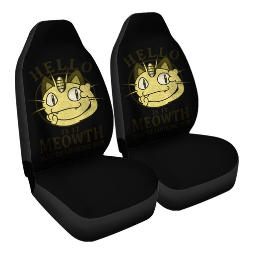 Meowth Car Seat Covers - One size