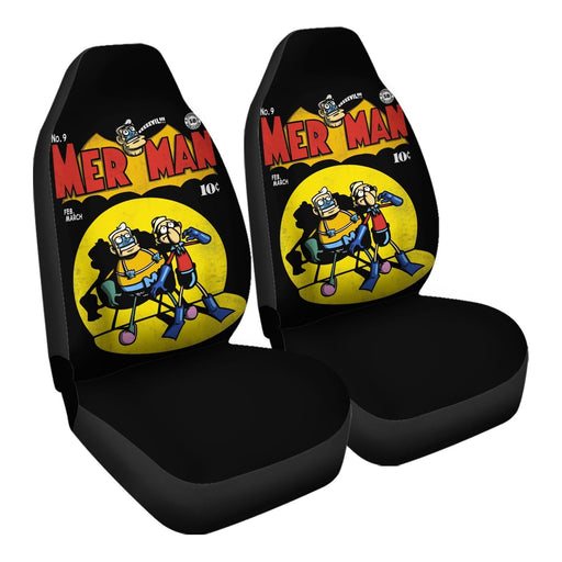 Mer Man Comic Car Seat Covers - One size