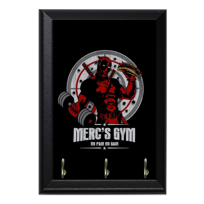 Merc s Gym Key Hanging Plaque - 8 x 6 / Yes