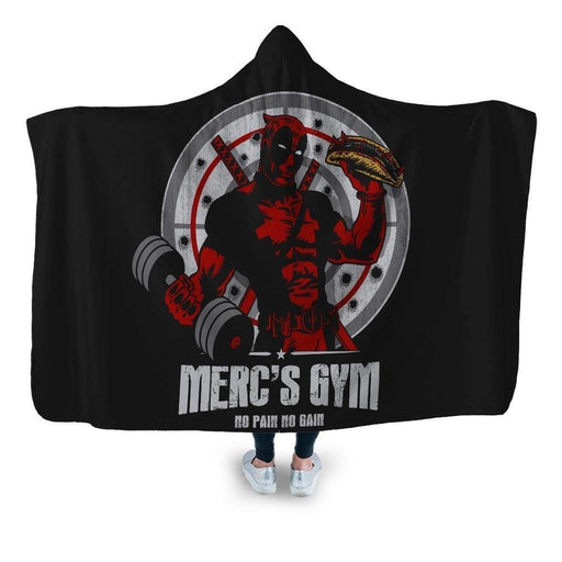 Merc’s Gym Hooded Blanket - Adult / Premium Sherpa