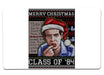 Merry Christmas Billy Madison Large Mouse Pad