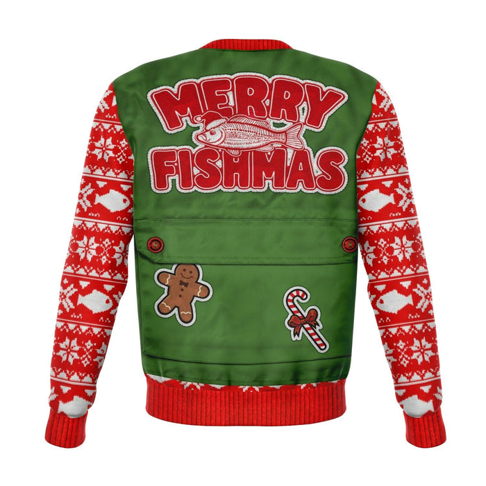 Merry Fishmas All Over Print Sweater