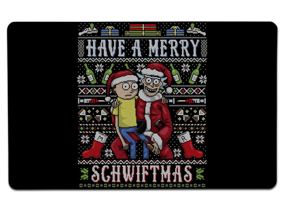 Merry Schwiftmas Large Mouse Pad