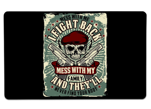 Mess With Me Large Mouse Pad