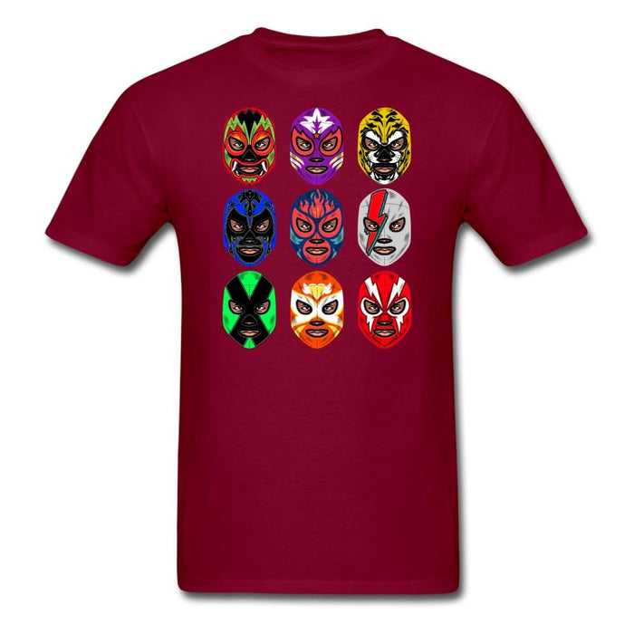 Mexican Masks Unisex Classic T-Shirt - burgundy / S