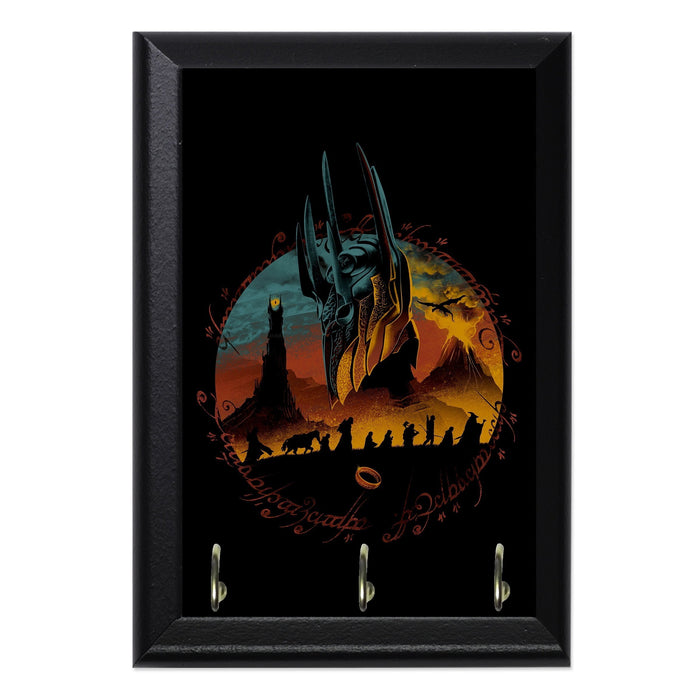 Middle Earth Quest Wall Plaque Key Holder - 8 x 6 / Yes