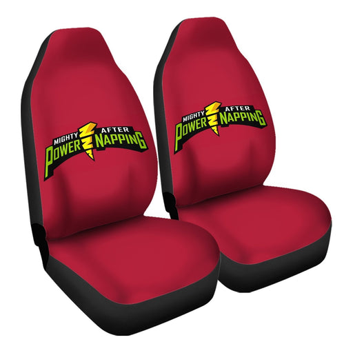 mighty after power napping Car Seat Covers - One size