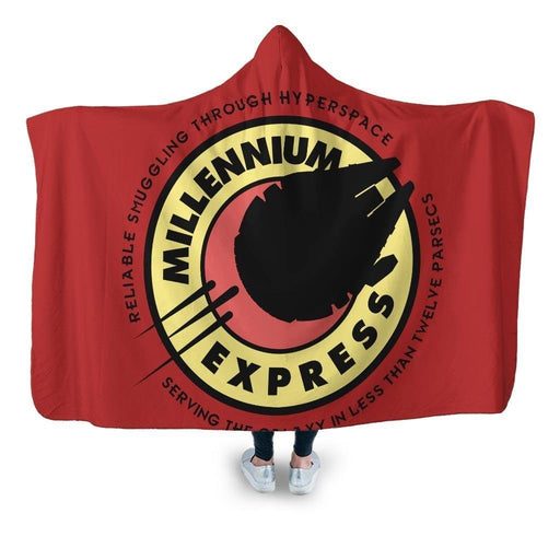Millennium Express Hooded Blanket - Adult / Premium Sherpa