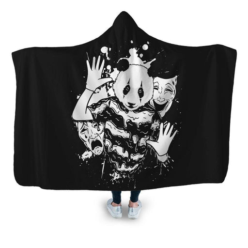 Mime Artist Hooded Blanket - Adult / Premium Sherpa
