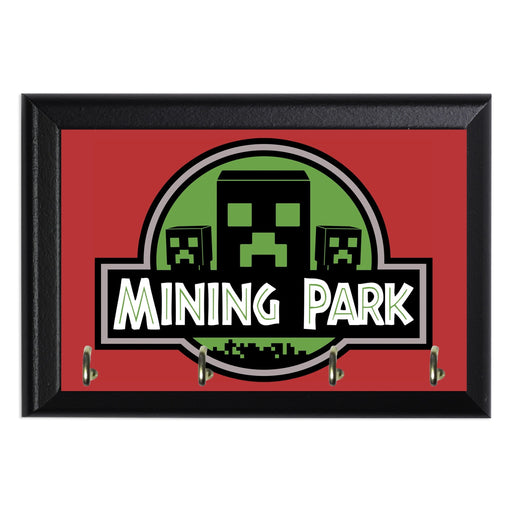 Mining Park Key Hanging Wall Plaque - 8 x 6 / Yes