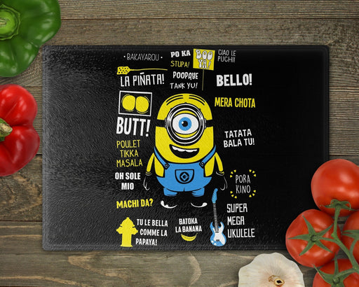 Minion Famous Quotes Cutting Board
