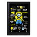 Minion Famous Quotes Key Hanging Wall Plaque - 8 x 6 / Yes