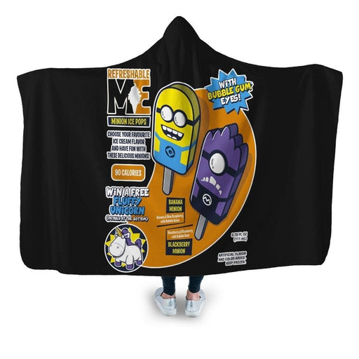Minion Ice Pops Hooded Blanket - Adult / Premium Sherpa