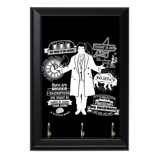 Mister Wednesday Wall Plaque Key Holder - 8 x 6 / Yes