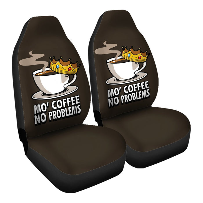 mo coffee no problems Car Seat Covers - One size