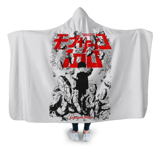 Mob Psycho 100 Hooded Blanket - Adult / Premium Sherpa