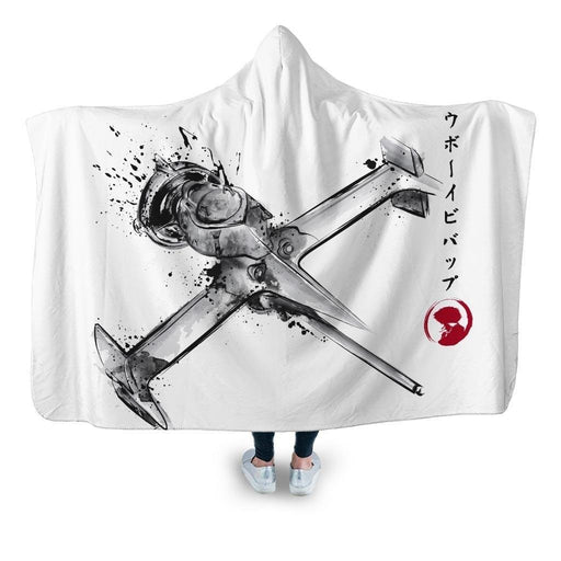 Mono Racer Sumie Hooded Blanket - Adult / Premium Sherpa