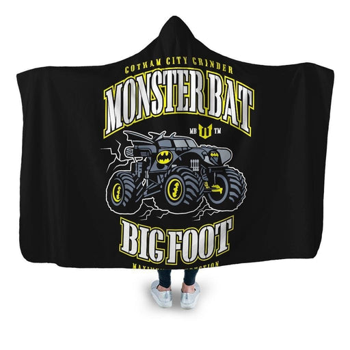 Monster Bat Hooded Blanket - Adult / Premium Sherpa