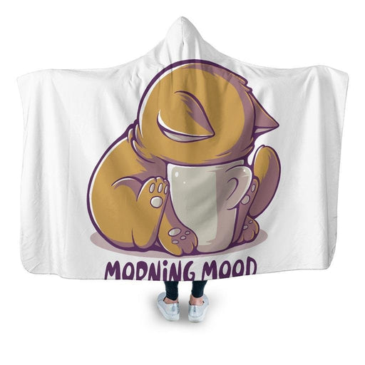 Morning Mood Hooded Blanket - Adult / Premium Sherpa