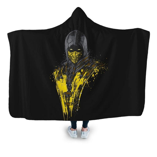 Mortal Fire Hooded Blanket - Adult / Premium Sherpa