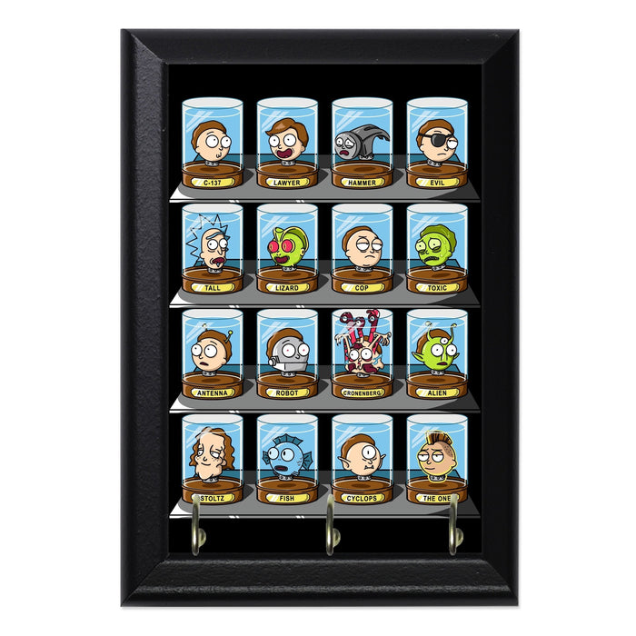Morty Rama Wall Plaque Key Holder - 8 x 6 / Yes