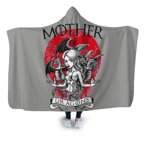 Mother Of Dragons Hooded Blanket - Adult / Premium Sherpa