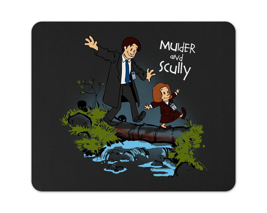 Mulder And Scully Mouse Pad