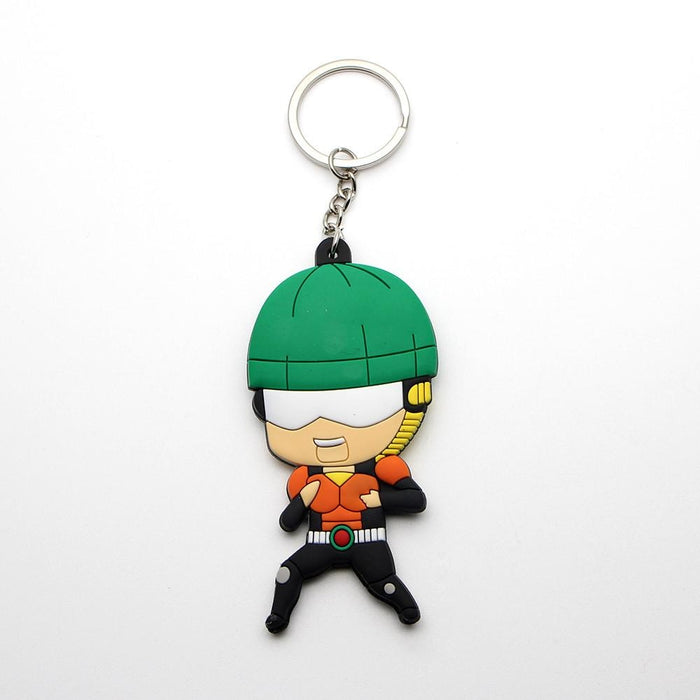 Mumen Rider One Punch Man PVC Anime Keychain key chain Pendant