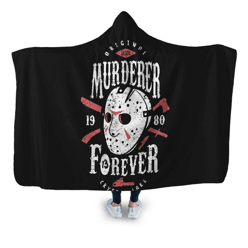 Murderer Forever Hooded Blanket - Adult / Premium Sherpa