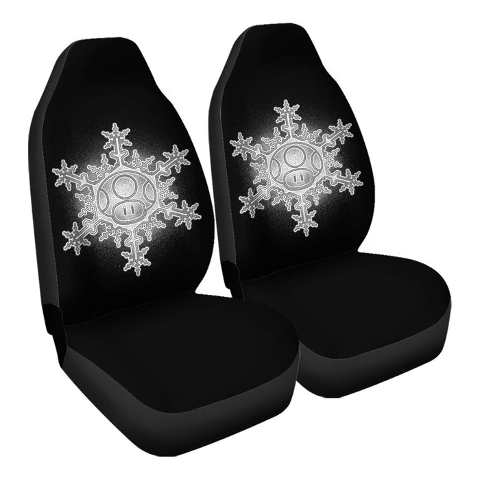 Mushroom Snowflake Car Seat Covers - One size