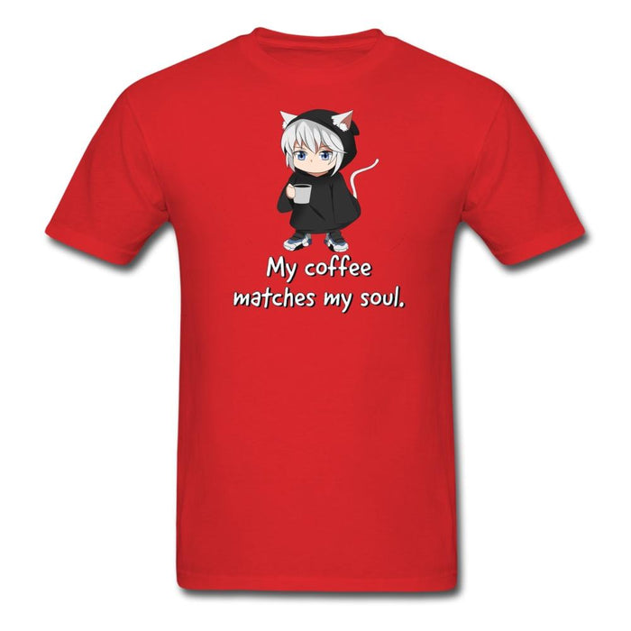 My Coffee Matches Soul Unisex Classic T-Shirt - red / S