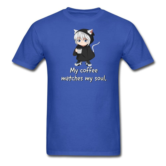 My Coffee Matches Soul Unisex Classic T-Shirt - royal blue / S