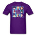 My Hero Bunch Unisex Classic T-Shirt - purple / S