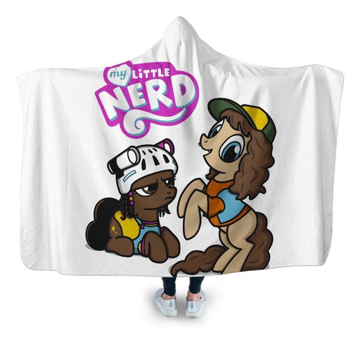 My Little Nerd Hooded Blanket - Adult / Premium Sherpa