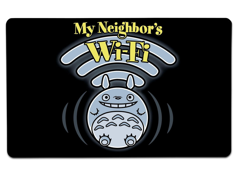 My Neighbors Wifi Large Mouse Pad