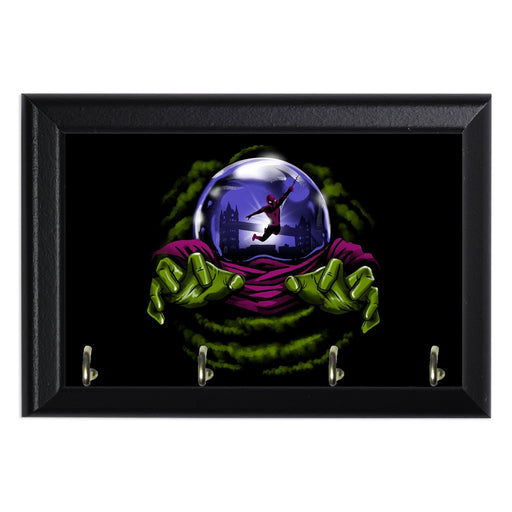 Mysterious Foe Wall Plaque Key Holder - 8 x 6 / Yes