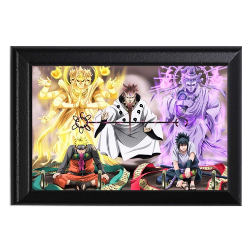 Naruto and Saske Anime Geeky Wall Plaque Key Holder Hanger