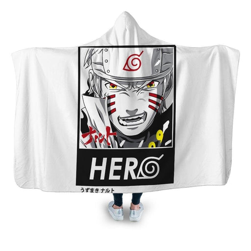 Naruto Hero Hooded Blanket - Adult / Premium Sherpa