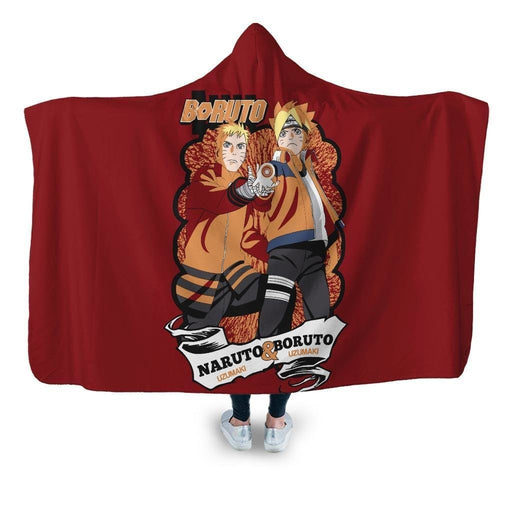 Naruto X Boruto Hooded Blanket - Adult / Premium Sherpa