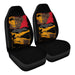 Naruto X Kyubi Car Seat Covers - One size