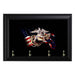 Navy American Flag Geeky Wall Plaque Key Holder Hanger