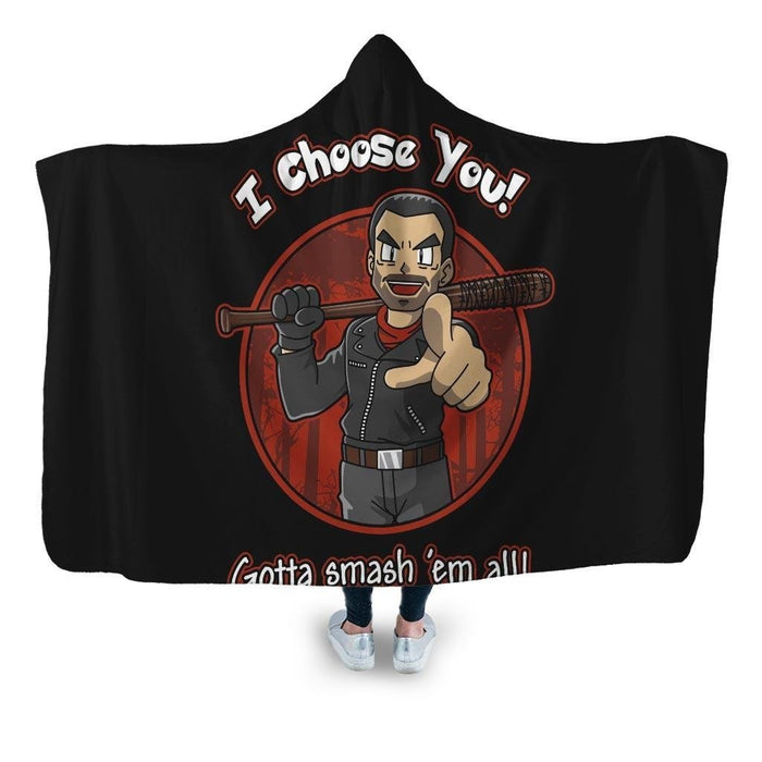 Negan Chooses You Hooded Blanket - Adult / Premium Sherpa